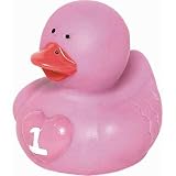 Baby Girl's First Birthday Rubber Ducky