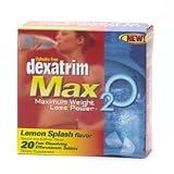 Dexatrim Max <sub>2</sub>0 Maximum Weight Loss Power Tablets, Lemon Splash Flavor - 20 Ea