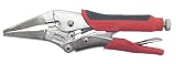 Fuller Tool 435-9905 Pro 6-Inch Long Nose Locking Plier with Wire Cutter
