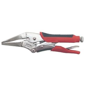 Fuller 435-9905 Pro 6-Inch Long Nose Locking Plier with Wire Cutter by Johnson Level & Tool