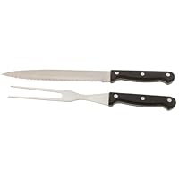 Ginsu 2-Piece Bakelite Carving Knife Set Fork & Knife Stainless steel Blade