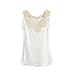 Zacoo Women's Crochet Lace Cotton Blend Cami Top