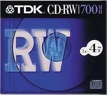 TDK CD-RWデータ用700MB 4倍速10mm厚ケース入り [CD-RW80S]