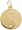 Yin Yang Charm, Gold Plated Silver