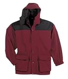 Port Authority - Casual Microfiber Mountain Parka Brick Red/Black-XL
