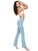 American Apparel Cotton Spandex Jersey Yoga Pant Large-Baby Blue