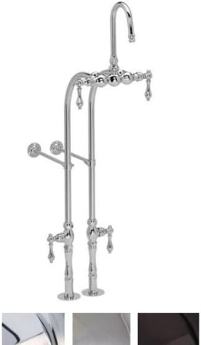 American Bath Factory F300C-SN 300 Series Bathtub Faucet in Satin Nickel