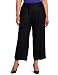 Jones New York Women's Wide Leg Pleated Capri Pant