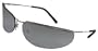 Dolce & Gabbana D&G 410S D64 Fashion Sunglasses, Ruthenium Silver Frame/ Fade Gray Lenses