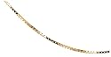 14k Yellow Gold .5mm Light Box Chain Necklace, 16"