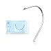 Curved Piercing Needles Perfect to pierce Ear Nose Belly Nipple Eyebrow Labret (14g (1.6 mm) Pack of 100)