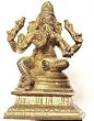 ShalinCraft Hindu Religious Statue Bronze Sculpture Lord Ganesha 2" x 1.75" x 3.25"