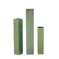 Set of 3 Shimmer Votive Candleholders - Green