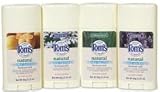 Tom's new Long-Lasting Deodorant Stick fights odor three ways to keep you feeling fresh, naturally, all day. Zinc ricinoleate, sourced from castor beans, absorbs and neutralizes odor; the natural botanicals lichen and coriander neutralize bacteria; and natural fragrance creates a pleasant aroma....