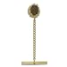 Jewelry : Gold Coral Tie Tack in 14K Yellow Gold