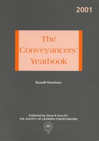 Childrens Toyshop  Books : The Conveyancers' Yearbook 2001