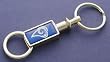 St. Louis Rams Gold Tone Valet Keychain
