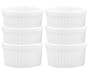 HIC 10-ounce Porcelain Souffle 4-inch Set of 6