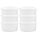 HIC 10-ounce Porcelain Souffle 4-inch Set of 6
