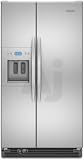 KitchenAid Architect Series II KSRS25RVBL 25.4 cu. ft. Side by Side Refrigerator with Cantilever Spillproof Shelves, Humidity-Controlled Crisper, and External Ice/Water Dispenser with In-Door-Ice Dispensing System and PuR Filtration: Black (Actual Color Not Shown)