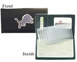 Detroit Lions Embroidered Leather Checkbook Cover