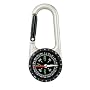 Silver Professional Carabiner Compass (110mm)