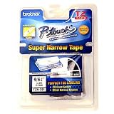 Brother TZN201 - Non-laminated tape - black on white - Roll (9/64 in x 26 ft) - 1 roll(s)