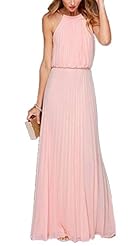 Chiffon Sleeveless Summer Bridesmaid Dress/Party Dress/Maxi Dress 