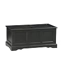 Carolina Cottage Camden Hardwood Blanket Chest, Antique Black
