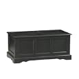Carolina Cottage Camden Hardwood Blanket Chest, Antique Black