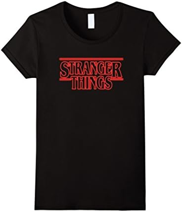 Women's Things Tee Stranger T Shirt Medium Black