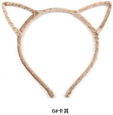 Orecchiette Cute Plush Cat Hair Bands Korean Hair Hair Accessories Hairpin Headband Pressure #5