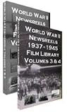 World War II Newsreels Film Library 4 DVD Set - 74 Universal Newsreels Documenting Actual Events of WWII