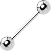 14 Gauge STEEL BARBELL Tongue Ring 5/8" 6mm