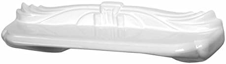 Shelves White Ceramic Bath Shelf 24'' W X 7" Proj