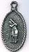 Cricketer Pewter Keyring