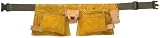 McGuire Nicholas 490X 12 Pocket Carpenter Apron in Tan Suede Leather