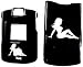 Lady Silhouette - Motorola RAZR V3 V3c V3m Hard Case - Protective Faceplate Cover