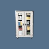 Sandusky Cabinets TA4V 462472-01 Transport Clear View Four Shelf Extra Large Deep Mobile Storage Col