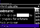 BDicty Dictionary Reader for Palm OS downloadable Software
