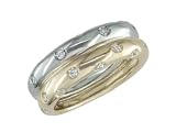 Furat - size 6.50 14K Two - Tone Diamond Ring - B0002HGUFU