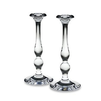 Echo Crystal 10 Inch Candlesticks Echo Crystal 10 Inch Candlesticks