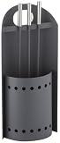ALWE 337064 Kaminbesteck Stahl grau 3-tlg.