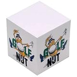 Golf Design Note Cubes - Golf Nut