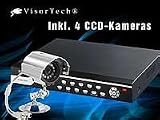 Zoom Produkt-Bild: Profi &Uuml;berwachungssystem mit HDD-Recorder und 4 CCD-Kameras