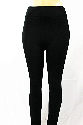Women Sexy Solid Fleece Lined Thermal Thick Fall/Winter Black Legging/Tight M/L