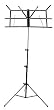Signature Music Two Section Folding Music Stand with Carry Bag 7121