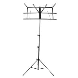 Hisonic Signature Series 7121 Two Section Folding Music Stand with Carrying Bag