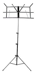 Hisonic Signature Series 7121 Two Section Folding Music Stand with Carrying Bag