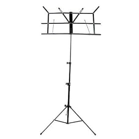 Signature Music Two Section Folding Music Stand with Carry Bag 7121